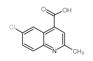 6-chloro-2-methylquinoline-4-carboxylic acid structure