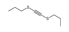 1-(2-propylsulfanylethynylsulfanyl)propane Structure