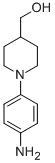 (1-(4-氨基苯基)哌啶-4-基)甲醇结构式