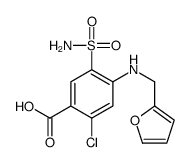 2-Chloro-4-furfurylamino-5-sulfamoylbenzoic acid Structure