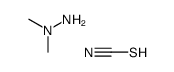 1,1-dimethylhydrazine,thiocyanic acid Structure