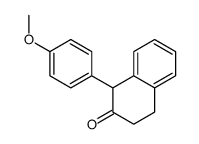 1-(4-methoxyphenyl)-3,4-dihydro-1H-naphthalen-2-one Structure