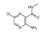 3-amino-6-chloro-pyrazine-2-carboxylic acid methylamide结构式