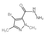 1H-Pyrazole-5-carboxylicacid,4-bromo-1,3-dimethyl-,hydrazide(9CI) picture