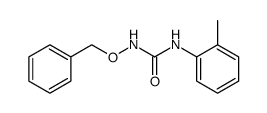 N-(benzyloxy)-N'-(o-methylphenyl)urea Structure