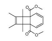 2,3,4,5-Tetramethyl-anti-tricyclo[4.4.0.02,5]deca-3,7,9-trien-1,6-dicarbonsaeure-dimethylester结构式
