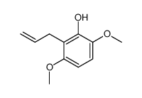 2-allyl-3,6-dimethoxyphenol结构式