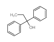 1,1-diphenylpropan-1-ol Structure