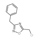 3-benzyl-5-(chloromethyl)-1,2,4-oxadiazole Structure