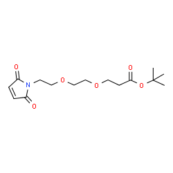 Mal-PEG3-Boc structure