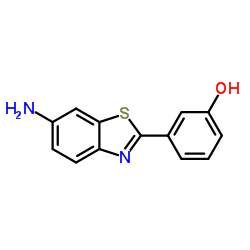 3-(6-AMINO-BENZOTHIAZOL-2-YL)-PHENOL结构式