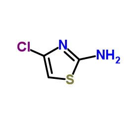 2-氨基-4-氯噻唑结构式