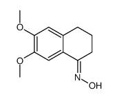 1-Oxo-6,7-dimethoxy-1,2,3,4-tetrahydronaphthalene oxime structure