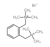 1,2-Benzenedimethanaminium,N1,N1,N1,N2,N2,N2-hexamethyl-, bromide (1:2) Structure