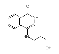 4-(3-hydroxypropylamino)-2H-phthalazin-1-one结构式