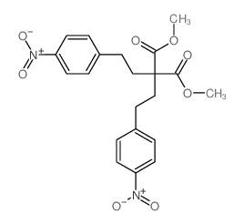 dimethyl 2,2-bis[2-(4-nitrophenyl)ethyl]propanedioate结构式