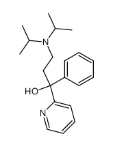 3-diisopropylamino-1-phenyl-1-pyridin-2-yl-propan-1-ol结构式
