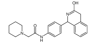 N-[4-(3-oxo-2,4-dihydro-1H-isoquinolin-1-yl)phenyl]-2-piperidin-1-ylacetamide Structure