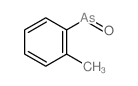 Arsineoxide, (2-methylphenyl)- Structure