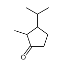 2-Methyl-3-(1-methylethyl)cyclopentanone结构式