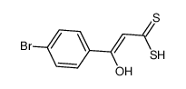 3-(4-Bromophenyl)-3-hydroxypropenedithioic acid结构式