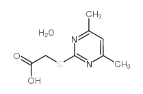 2-(Carboxymethylthio)-4,6-dimethylpyrimidine monohydrate picture