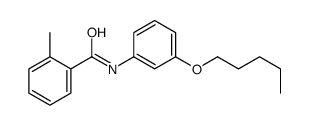 2-methyl-N-(3-pentoxyphenyl)benzamide Structure