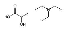 N,N-diethylethanamine,2-hydroxypropanoic acid结构式
