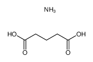 Ammonium hydrogen glutarate Structure
