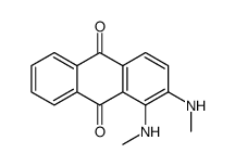 1,2-bis(methylamino)anthracene-9,10-dione Structure