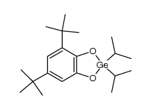 diisopropy(3,5-di-tert-butyl-o-phenylenedioxy)germane Structure