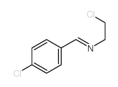 Ethanamine,2-chloro-N-[(4-chlorophenyl)methylene]- Structure