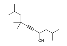 2,7,7,9-tetramethyldec-5-yn-4-ol Structure