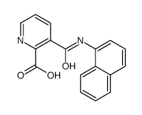 3-(naphthalen-1-ylcarbamoyl)pyridine-2-carboxylic acid Structure
