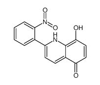 8-hydroxy-2-(2-nitrophenyl)-1H-quinolin-5-one结构式