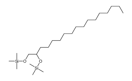 trimethyl(1-trimethylsilyloxyheptadecan-2-yloxy)silane结构式