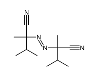 2-[(2-cyano-3-methylbutan-2-yl)diazenyl]-2,3-dimethylbutanenitrile Structure