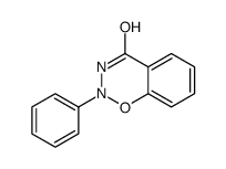 2-phenyl-3H-1,2,3-benzoxadiazin-4-one结构式