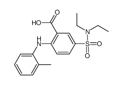 5-(diethylsulfamoyl)-2-(2-methylanilino)benzoic acid Structure