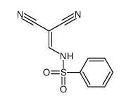 N-(2,2-dicyanoethenyl)benzenesulfonamide结构式