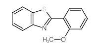 2-(2-Methoxyphenyl)benzothiazole Structure