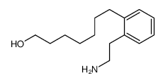 7-[2-(2-aminoethyl)phenyl]heptan-1-ol Structure