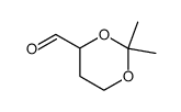 2,2-dimethyl-1,3-dioxane-4-carbaldehyde Structure