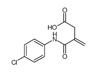 3-[(4-chlorophenyl)carbamoyl]but-3-enoic acid结构式