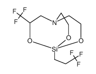 3-trifluoromethyl-1-(3,3,3-trifluoro-propyl)-2,8,9-trioxa-5-aza-1-sila-bicyclo[3.3.3]undecane Structure