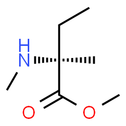 D-Isovaline, N-methyl-, methyl ester (9CI) structure