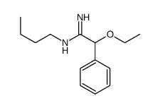 N1-Butyl-2-ethoxy-2-phenylacetamidine structure
