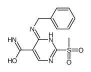 4-(苄基氨基)-2-(甲基磺酰基)嘧啶-5-羧酰胺图片