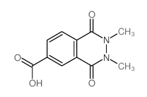 6-Phthalazinecarboxylicacid, 1,2,3,4-tetrahydro-2,3-dimethyl-1,4-dioxo-结构式