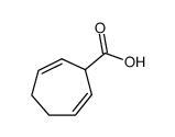 Cyclohepta-1,4-dien-3-carbonsaeure Structure
